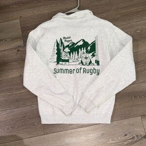 Modish Rugger Half Zip Sweatshirt